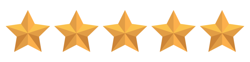 5 stars rating